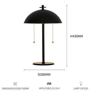 VisualWhite Mid Century Table Lamp for Modern Decor