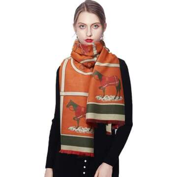 EXTREE Pashmina Silky Shawl Wrap for Women to Stay Stylish