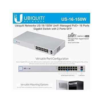 Ubiquiti US-16-150W Networks Networks UniFi Switch, 16 Port,White