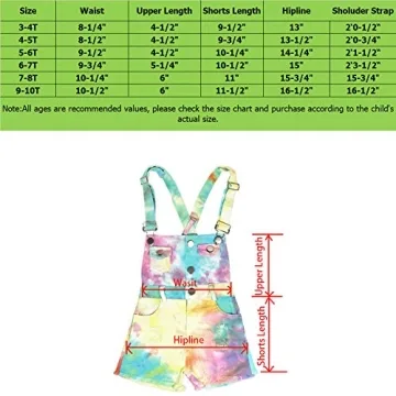 Peacolate Kids Denim Overalls - Stylish Adjustable Comfort