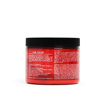 As I Am Curl Color - Hot Red - 6 ounce - Color & Curling Gel - Temporary Color - Medium Hold - Vegan...