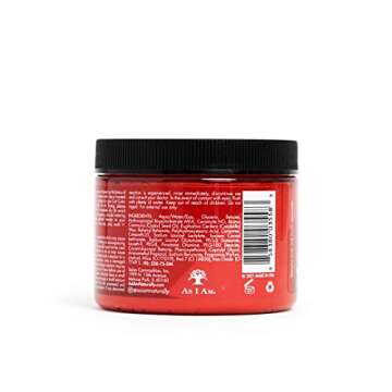 As I Am Curl Color - Hot Red - 6 ounce - Color & Curling Gel - Temporary Color - Medium Hold - Vegan & Cruelty Free