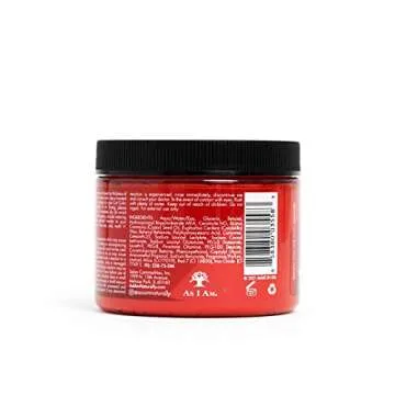 As I Am Curl Color - Hot Red - 6 ounce - Color & Curling Gel - Temporary Color - Medium Hold - Vegan & Cruelty Free