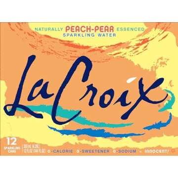 LaCroix Sparkling Water, Peach-Pear, 12 Fl Oz (pack of 12)