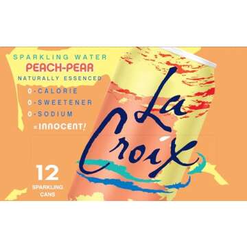 LaCroix Sparkling Water, Peach-Pear, 12 Fl Oz (pack of 12)