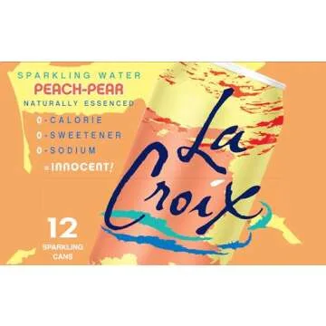 LaCroix Sparkling Water, Peach-Pear, 12 Fl Oz (pack of 12)