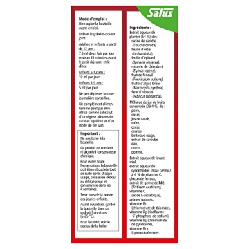 Floradix Liquid Iron & Vitamin Formula for Energy Boost