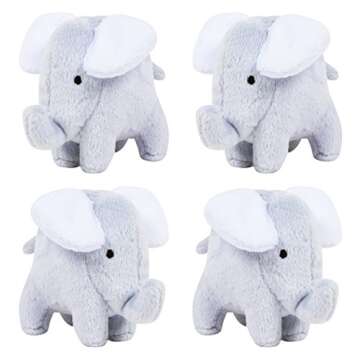 Grey Elephant Crib Mobile - Baby Mobile for Crib - Musical Crib Mobile - Fun Whimsical Musical Mobile for Cribs - Rotating Nursery Mobile for Crib - Baby Crib Mobile for Boys and Girls