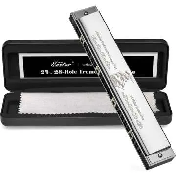 Eastar Admiral 24 Holes Tremolo Harmonica for All Ages