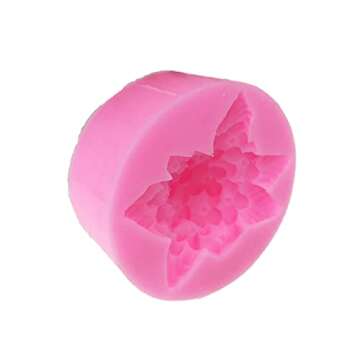 Fondant Molds,Hydrangea Silicone Mold Chocolate Fondant Cake Baking Mold Gypsum Soap Mold Ornaments Decorative Glue Drop Mold