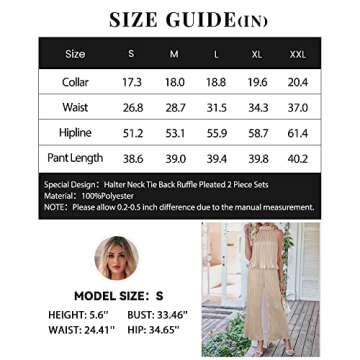 Dowerme Women's 2 Piece Outfits Elegant Summer Apparel