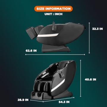 BestMassage Zero Gravity Full Body Massage Chair with Heat