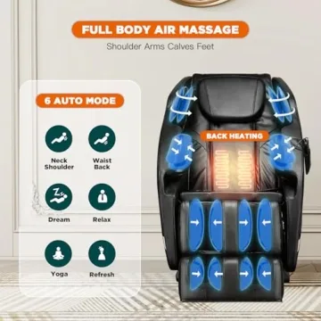 BestMassage Zero Gravity Full Body Massage Chair with Heat