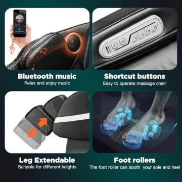 BestMassage Zero Gravity Full Body Massage Chair with Heat