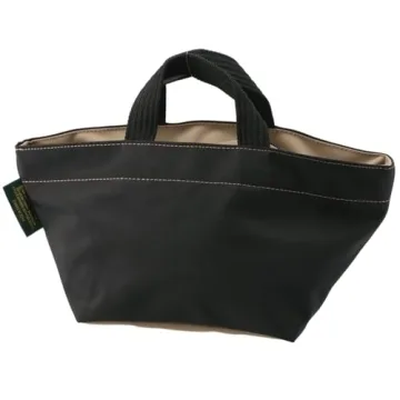 HERVE CHAPELIER Casual Bag Noir/Mastic for Everyday Use
