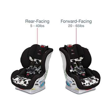 Britax Marathon ClickTight Convertible Car Seat, Cowmooflage