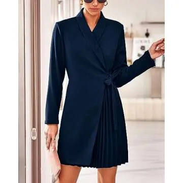 Elegant dowerme Women's Blazer Dress for All Occasions