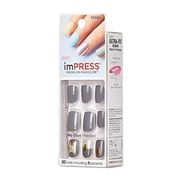 Impress Press-On Manicure, Ultra Gel Shine 30 ea (Styles May Vary)