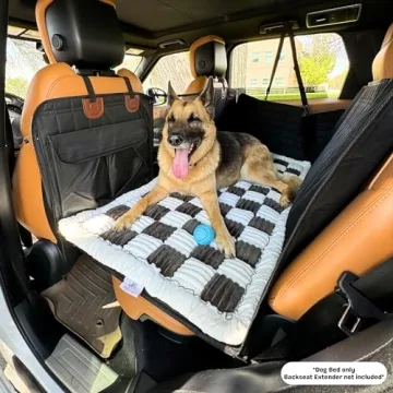 Non-Slip Plaid Dog Bed & Couch Cover for Travel