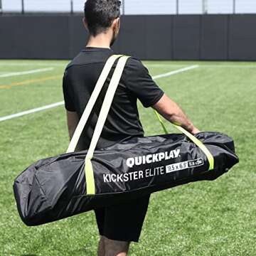 QUICKPLAY Kickster Elite Portable Soccer Goal 18.5 x 6.5'
