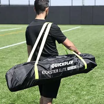 QUICKPLAY Kickster Elite Portable Soccer Goal 18.5 x 6.5'