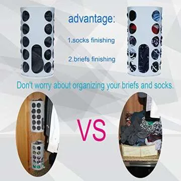 Plastic Bag Holder (2sets/pack) Grocery Bag Holder Good for storing plastic bags under the sink,Wall-mounted space-saving sock organizer and panty organizer in the cloakroom.kitchen gadgets KozyGather