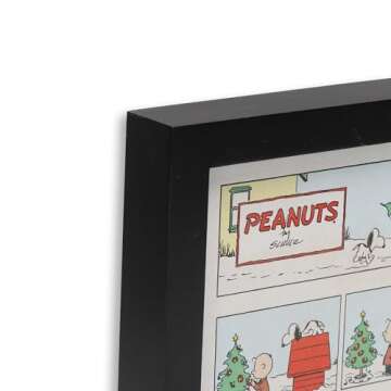 Peanuts Christmas Comic Strip Wall Decor for Home