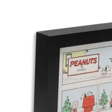 Peanuts Christmas Comic Strip Wall Decor for Home