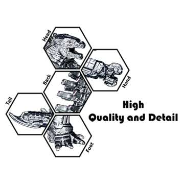 TwCare MechaGodzilla Mecha Godzilla vs. Kong Toy Action Figure, 2021 Movie Series Movable Joints King of The Monsters Birthday Kid Gift, Travel Bag