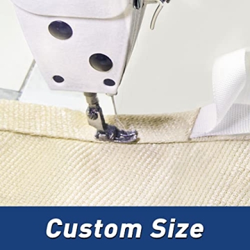 Cisvio 10'X13' Sand Shade Sail Ideal for Outdoor Spaces