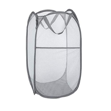 Sturdy Portable Mesh Laundry Basket for Home Travel