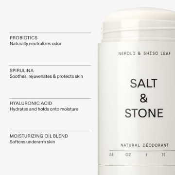 Salt & Stone Natural Deodorant - Neroli & Basil for Everyone