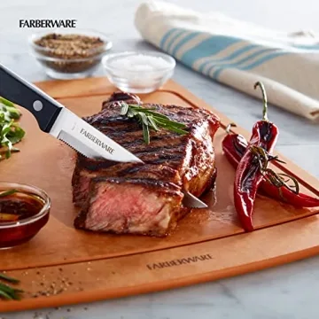 Farberware Never Needs Sharpening Stainless Steel Steak Knives