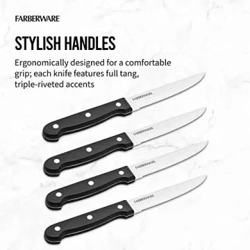 Farberware Never Needs Sharpening Stainless Steel Steak Knives