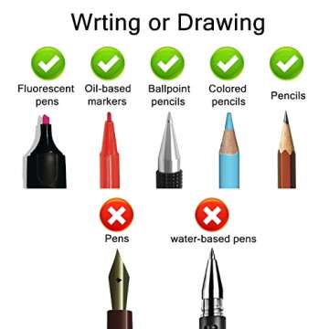 500 Sheets Transparent Sticky Notes 3 x 3 in Clear Sticky Notes Tabs Index Tab with Ruler Waterproof Translucent Memo Pad for Reading Studying Office School