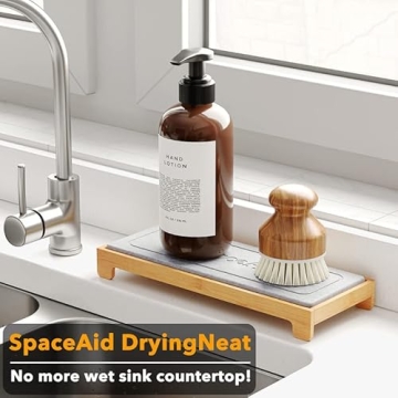Elegant Instant Dry Sink Organizer for Kitchen and Bath
