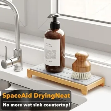 Elegant Instant Dry Sink Organizer for Kitchen and Bath
