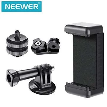 NEEWER Phone Holder and Hot Shoe Mount Adapter Kit