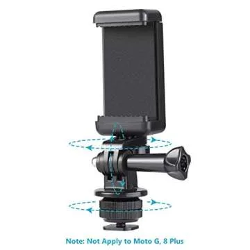 NEEWER Phone Holder and Hot Shoe Mount Adapter Kit