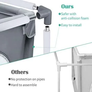 Baby Playpen, 71 x 59 Inches Large Playpen for Babies and Toddlers, Extra Safe with Anti-Collision Foam Playpens for Babies, Indoor & Outdoor Playard for Kids Activity Center with Gate