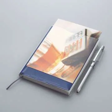 Kokuyo A6 Clear Notebook Cover with Pen Holder
