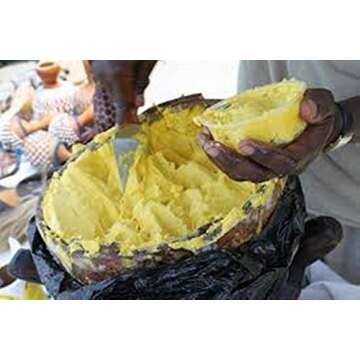 Raw Unrefined African Shea Butter Selections (8 Oz, 16 Oz, 32 Oz)- Grade AAA Premium Shea Butter From Ghana - Use on Acne, Eczema, Stretch Marks (16 OZ GOLD)