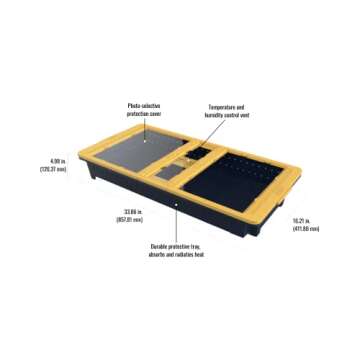 JUA Technologies Solar Food Dehydrator - Healthier Snacks & Easy Drying