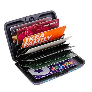 ELFISH Mini RFID Aluminum Wallet for Men and Women