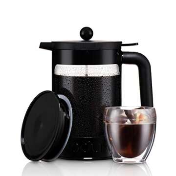 Bodum 51oz Cold Brew Coffee Maker, Black - Made in Portugal