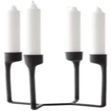 Stylish NORMANN COPENHAGEN Black Candlestick for Home Decor