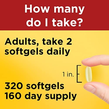 Nature Made Fish Oil 1000 mg Softgels - Heart Health Support