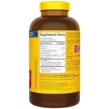 Nature Made Fish Oil 1000 mg Softgels - Heart Health Support