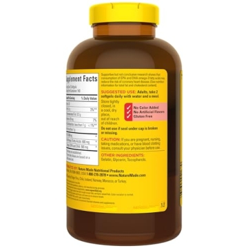 Nature Made Fish Oil 1000 mg Softgels - Heart Health Support