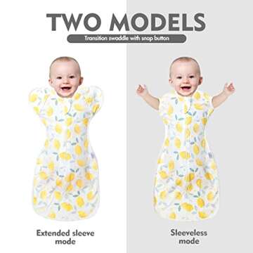 ANYEDDE Baby Swaddles - Transitional Sleep Sacks for Infants